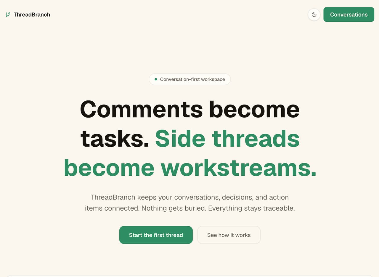 ThreadBranch preview